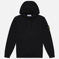 Мужская толстовка  Organic Cotton Fleece Regular Hoodie, цвет чёрный, размер XXL Stone Island