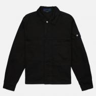 Мужская джинсовая куртка  Bull Denim-TC, цвет чёрный, размер L Stone Island