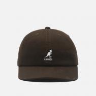 Кепка  Washed, цвет коричневый KANGOL