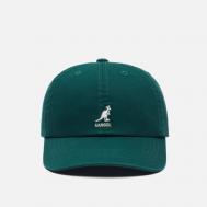 Кепка  Washed Baseball, цвет зелёный KANGOL