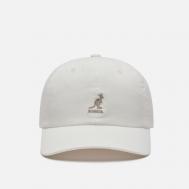 Кепка  Washed Baseball, цвет белый KANGOL