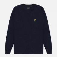 Мужской свитер  Lambswool Blend Crew Neck, цвет синий, размер XXL Lyle & Scott