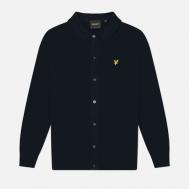 Мужской свитер  Cotton Knitted, цвет синий, размер M Lyle & Scott