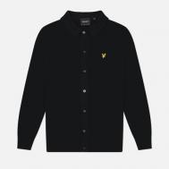 Мужской свитер  Cotton Knitted, цвет чёрный, размер XXL Lyle & Scott