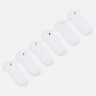 Комплект носков  Multicoloured Polo Pony Sports 6-Pack, цвет белый, размер 40-46 EU Polo Ralph Lauren