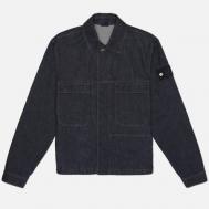 Мужская джинсовая куртка  Indigo Denim-Raw 13.5 Oz Coach, цвет синий, размер M Stone Island