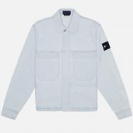 Мужская джинсовая куртка  Indigo Denim-Ultra Bleached 13.5 Oz, цвет голубой, размер L Stone Island