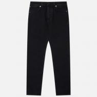 Мужские джинсы  Stretch Black Denim-Rinsed Slim 12 Oz, цвет чёрный, размер 32 Stone Island
