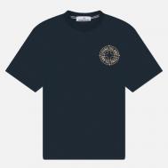 Мужская футболка  Organic Cotton Jersey Outline Compass, цвет синий, размер XL Stone Island