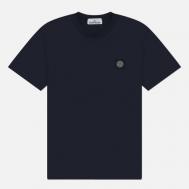 Мужская футболка  60/2 Cotton Jersey Compass Patch, цвет синий, размер XL Stone Island