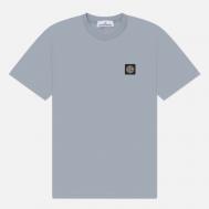 Мужская футболка  60/2 Cotton Jersey Compass Patch, цвет голубой, размер XXL Stone Island