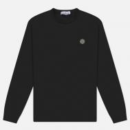 Мужской лонгслив  60/2 Cotton Jersey Slim Compass Patch, цвет чёрный, размер M Stone Island
