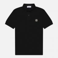 Мужское поло  Organic Cotton Pique Slim, цвет чёрный, размер XXL Stone Island