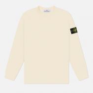 Мужской свитер  Micro Stitch Soft Organic Cotton, цвет бежевый, размер S Stone Island