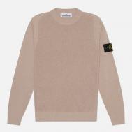 Мужской свитер  Micro Stitch Soft Organic Cotton Loose, цвет бежевый, размер XL Stone Island