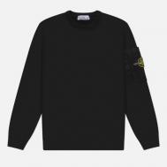 Мужская толстовка  Cotton Fleece Regular Midweight, цвет чёрный, размер M Stone Island