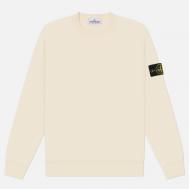 Мужская толстовка  Organic Cotton Fleece Midweight Crewneck, цвет бежевый, размер XL Stone Island