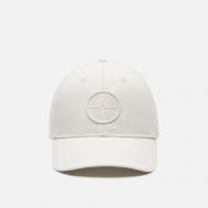 Кепка  Cotton Reps Six Panel, цвет белый Stone Island