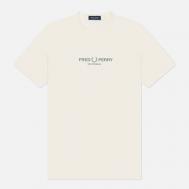 Мужская футболка   Sportswear, цвет белый, размер M FRED PERRY