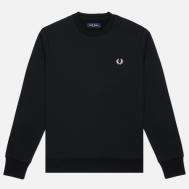 Мужская толстовка  Bold Branding Crewneck, цвет чёрный, размер XL FRED PERRY