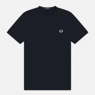 Мужская футболка  Crew Neck Regular, цвет синий, размер XXL FRED PERRY