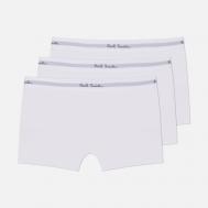 Комплект мужских трусов  Organic Cotton Boxer Briefs 3-Pack, цвет белый, размер S Paul Smith