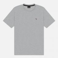 Мужская футболка  Zebra Logo Regular, цвет серый, размер L Paul Smith