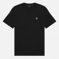 Мужская футболка  Zebra Logo Regular, цвет чёрный, размер XL Paul Smith