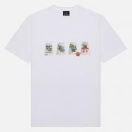 Мужская футболка  Cups, цвет белый, размер S Paul Smith