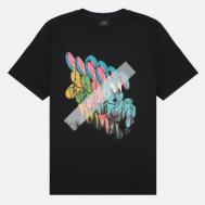 Мужская футболка  Bunny Repeat, цвет чёрный, размер M Paul Smith