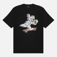 Мужская футболка  Skate Bunny, цвет чёрный, размер S Paul Smith