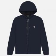 Мужская толстовка  Zebra Logo Regular Zip Hoodie, цвет синий, размер L Paul Smith