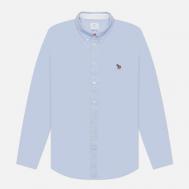 Мужская рубашка  Zebra Logo Tailored Fit, цвет голубой, размер L Paul Smith
