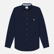 Мужская рубашка  Zebra Logo Tailored Fit, цвет синий, размер L Paul Smith