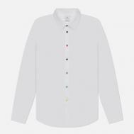 Мужская рубашка  Multicolour Buttons Tailored Fit, цвет белый, размер XL Paul Smith