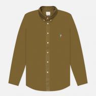 Мужская рубашка  Zebra Logo Regular Fit, цвет зелёный, размер M Paul Smith