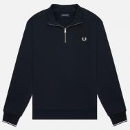 Мужская толстовка  Half Zip, цвет синий, размер M FRED PERRY
