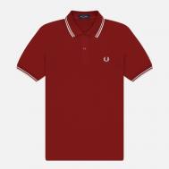 Мужское поло  M3600 Twin Tipped, цвет красный, размер XL FRED PERRY