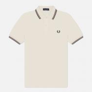 Мужское поло  M3600 Twin Tipped, цвет бежевый, размер L FRED PERRY
