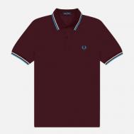 Мужское поло  M3600 Twin Tipped, цвет бордовый, размер XXL FRED PERRY