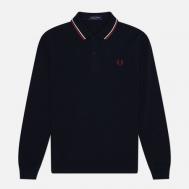 Мужской лонгслив  M3636, цвет синий, размер S FRED PERRY