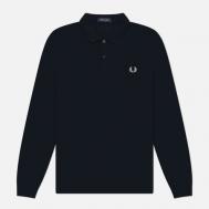 Мужской лонгслив  M6006, цвет синий, размер M FRED PERRY