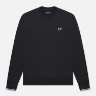 Мужская толстовка  Crew Neck, цвет чёрный, размер XL FRED PERRY