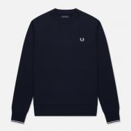 Мужская толстовка  Crew Neck, цвет синий, размер M FRED PERRY
