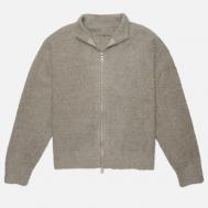 Мужской свитер  Faux Alpaca Knit Track, цвет серый, размер S MKI MIYUKI ZOKU