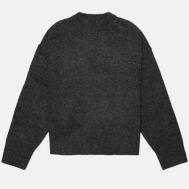 Мужской свитер  Mohair Blend Knit Crew Neck, цвет серый, размер S MKI MIYUKI ZOKU