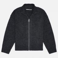 Мужской свитер  Mohair Blend Knit Track, цвет серый, размер M MKI MIYUKI ZOKU