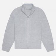 Мужской свитер  Mohair Blend Knit Track, цвет серый, размер S MKI MIYUKI ZOKU