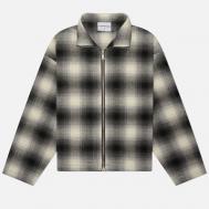 Мужская демисезонная куртка  Wool Check Track, цвет чёрный, размер M MKI MIYUKI ZOKU