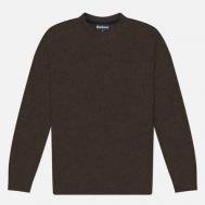 Мужской свитер  Tainsbury Crew Neck, цвет коричневый, размер M Barbour